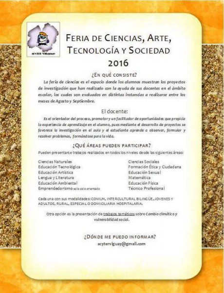 Feria de Ciencias, Artes, Tecnologa y Sociedad \