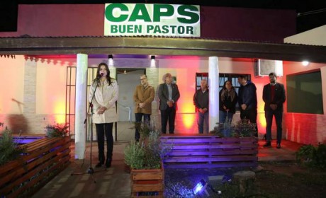 La Intendente Monjo habilit puesta en valor del CAPS  de Buen Pastor