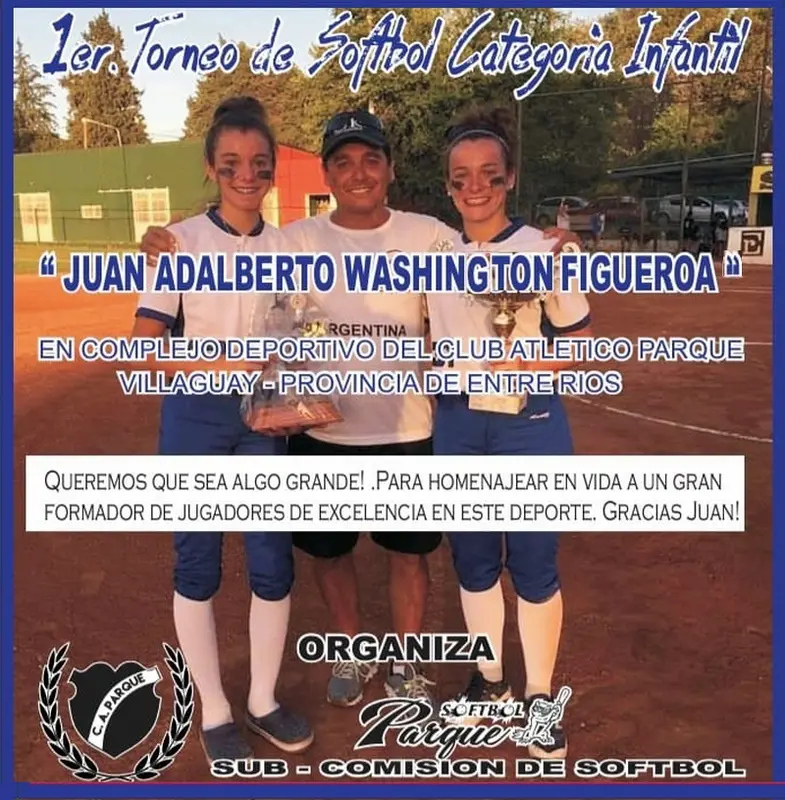 Primer torneo de softbol infantil JUAN ADALBERTO WASHINGTON FIGUEROA