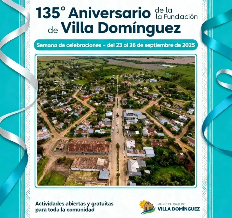 Acto Protocolar y actividades por el 135° Aniversario de Villa Domínguez