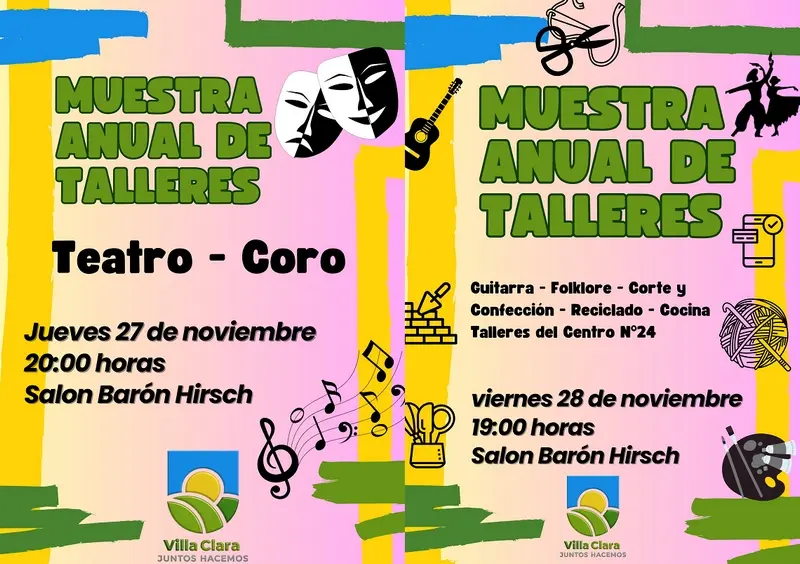 Muestra anual de talleres en Villa Clara