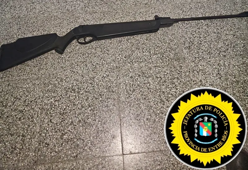 Un menor recibi� un disparo de aire comprimido en la cabeza