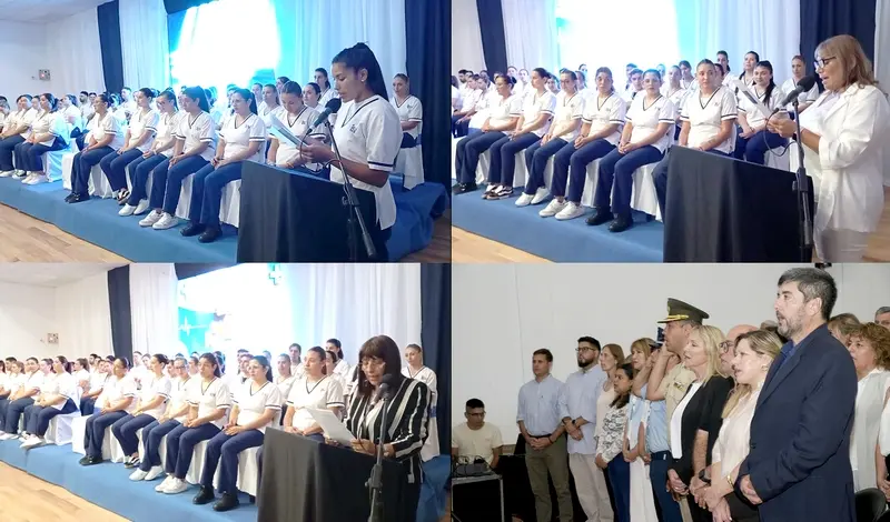 Un acto de celebraci�n de la educci�n: 1era. cohorte de la Tecnicatura en Enfermer�a del ISV