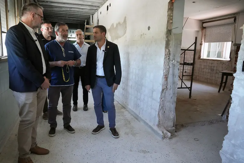 Inici� la obra en las instalaciones del hospital San Roque de Paran�