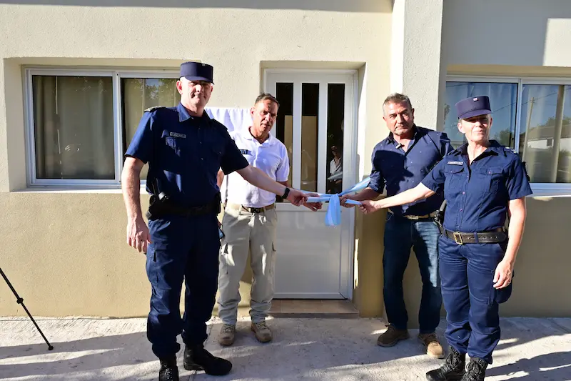 Inauguraron la obra de la comisar�a Puerto Ruiz en Gualeguay