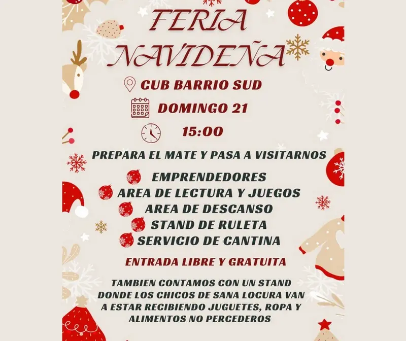 Sana Locura en la feria navide�a de Barrio Sud