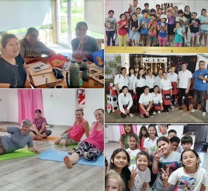 Cierre del ao de los talleres comunales en Sajaroff