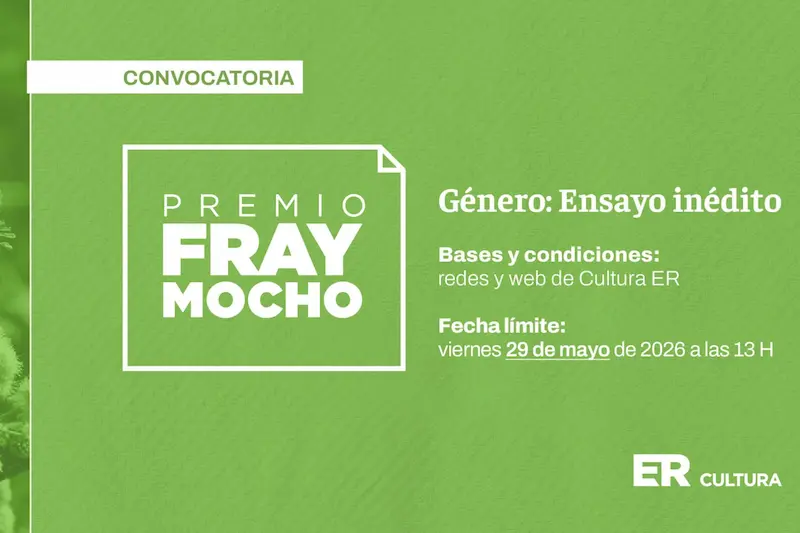 Convocan a participar del Premio Literario Fray Mocho en el g�nero Ensayo in�dito