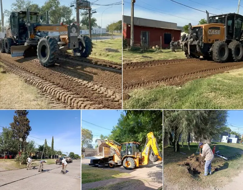 El calor no detiene los trabajos del personal municipal en la ciudad