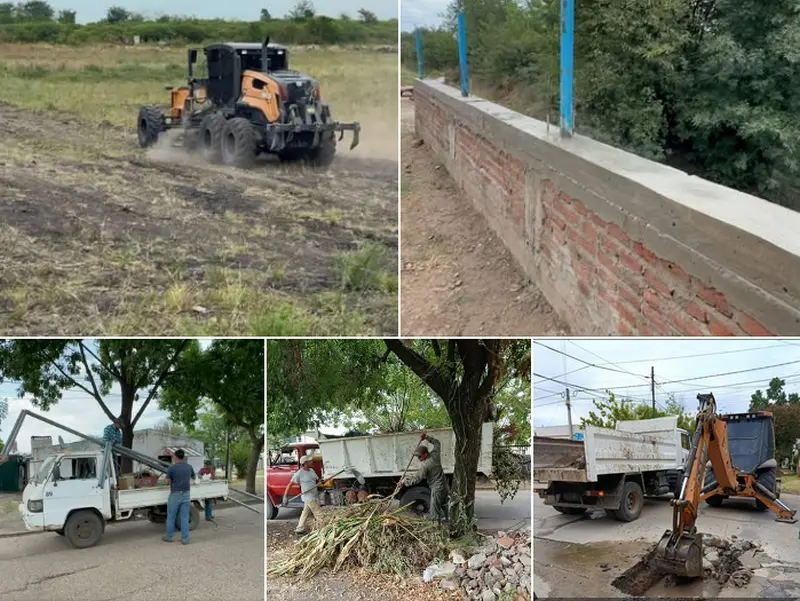 La ciudad no se detiene y el personal municipal contin�a con los trabajos diarios