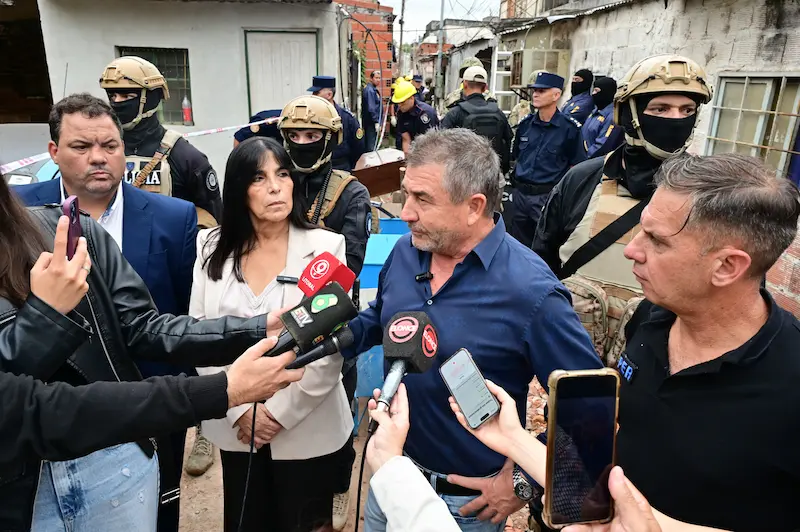 Demolieron un b�nker de drogas en el barrio Lomas del Mirador II de Paran�