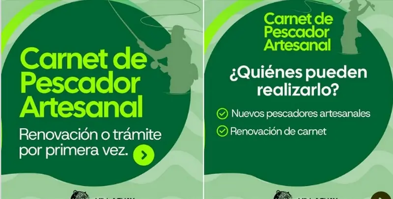 Villaguay convoca a pescadores artesanales para renovar o tramitar el carnet habilitan