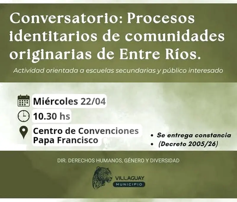 Conversatorio: Procesos identitarios de comunidades originarias de Entre R�os