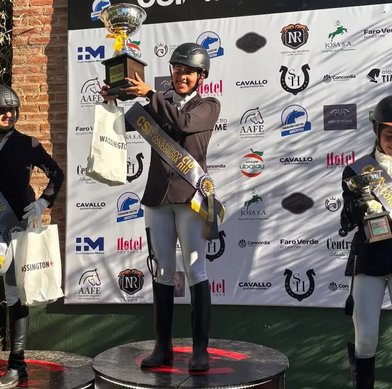 Equitaci�n: Destacada participaron de Julieta Bucari y Anneris Bogado en Concordia