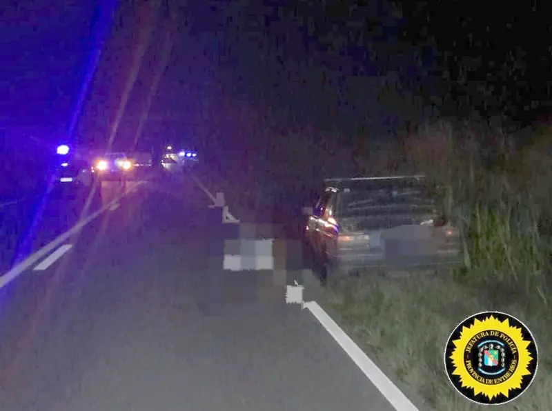 Se investiga la muerte de un hombre en Ruta 6