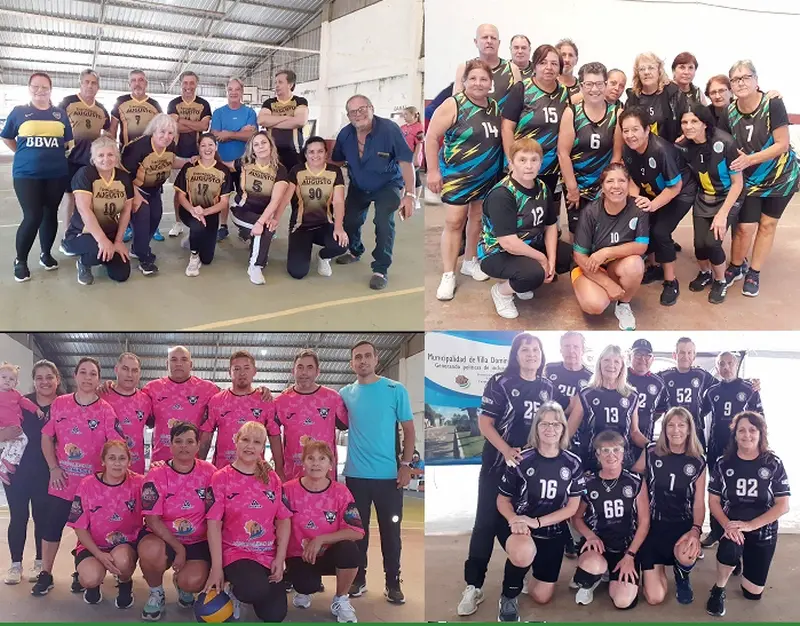 Exitosa jornada de Newcom en polideportivo de Villa Dom�nguez