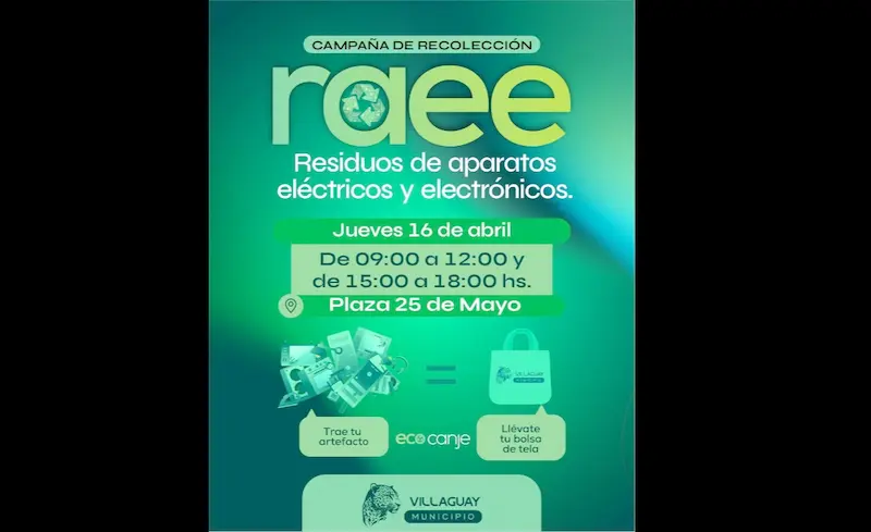 Villaguay impulsa la campa�a de recolecci�n RAEE