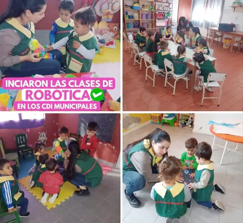 INICIARON LAS CLASES DE ROB�TICA EN LOS CDI MUNICIPALES!
