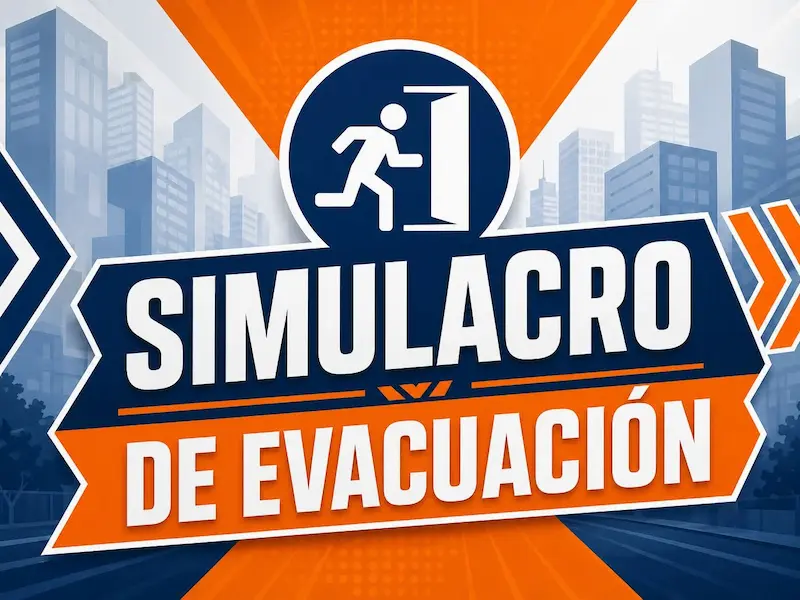 Simulacro de evacuaci�n en escuelas