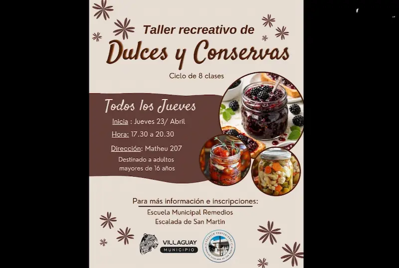 Nuevo Taller Recreativo de Dulces y Conserva