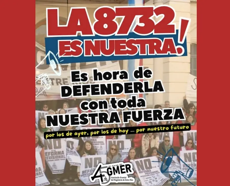 AGMER: LA 8732 ES NUESTRA Y ES HORA DE DEFENDERLA CON TODA NUESTRA FUERZA