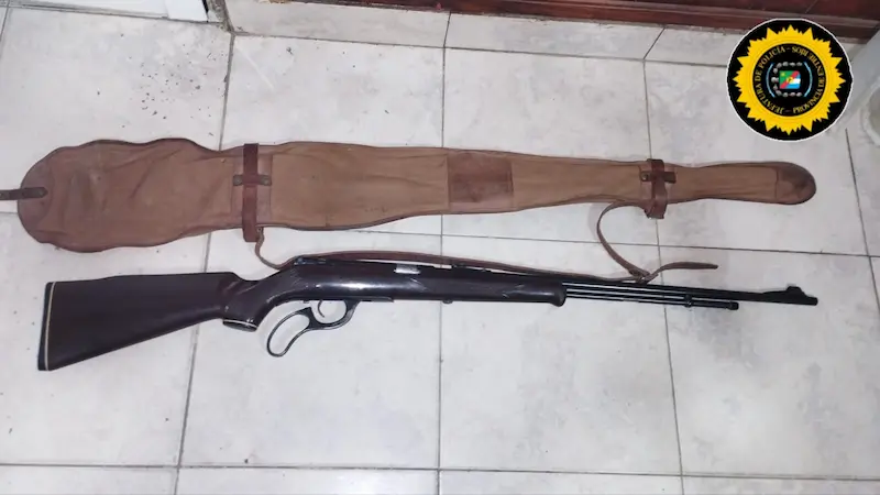 Secuestran arma de fuego en importante procedimiento