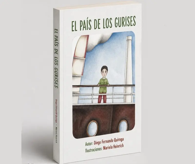 El pa�s de los gurises, nuevo libro de Diego Quiroga. Ilustraciones de Mariela Heinrich. Publicado por Editorial La Hendija