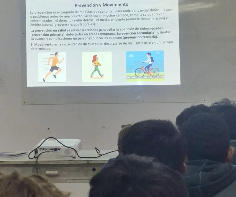Taller de prevenci�n kinesiol�gica de trastornos musculoesquel�ticos en la escuela Justo Jos� de Urquiza de Villaguay