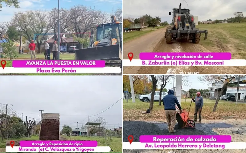 Jueves de trabajo en Villaguay