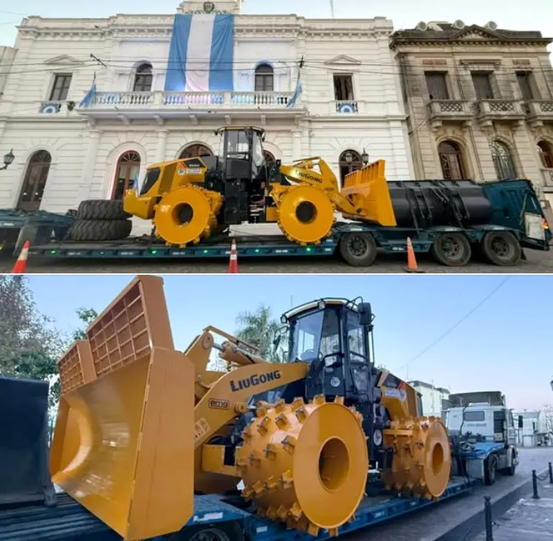 Villaguay no para: El municipio incorpor� un nuevo compactador articulado