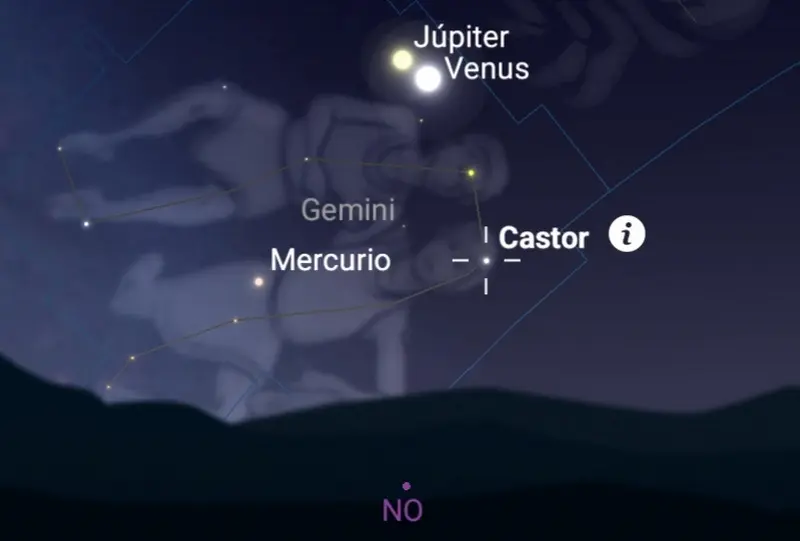 ASTRONOM�A: Espectacular encuentro de J�piter y Venus en el cielo