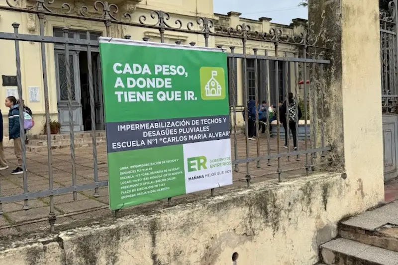 M�s de 300 estudiantes se beneficiar�n con obras en una hist�rica escuela de Nogoy�