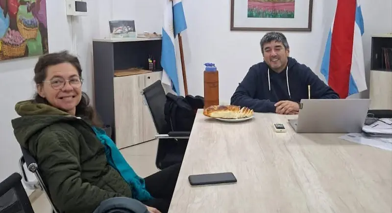 Fuertes recibi� a Diana Muchnik, emprendedora del barrio San Judas