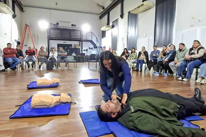 Contin�an las capacitaciones para fortalecer la atenci�n de emergencias en el primer nivel de salud