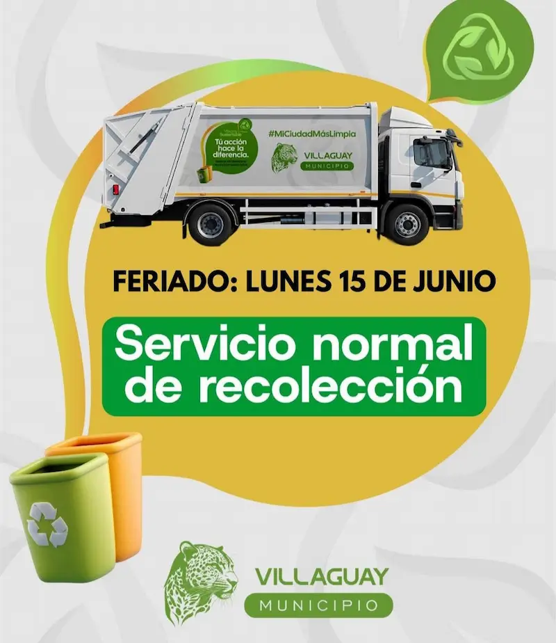 Recolecci�n normal de residuos este lunes