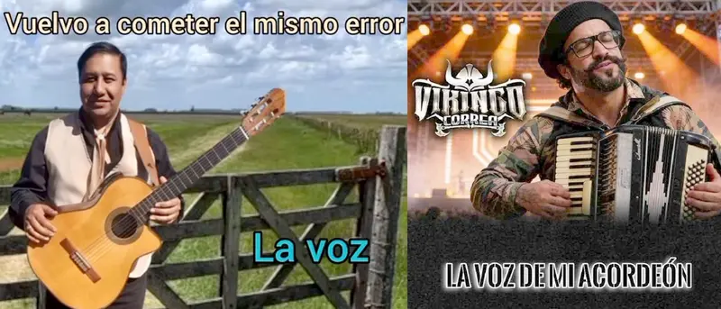 Vuelvo a cometer el mismo error: Sebasti�n Cuenca junto a Vikingo Correa