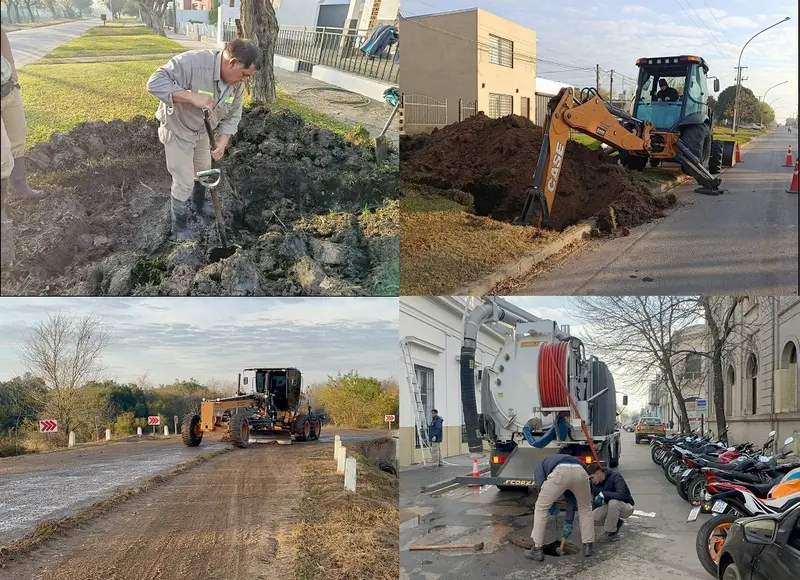 La Municipalidad de Villaguay desarroll� tareas de mantenimiento y mejoramiento en la ciudad