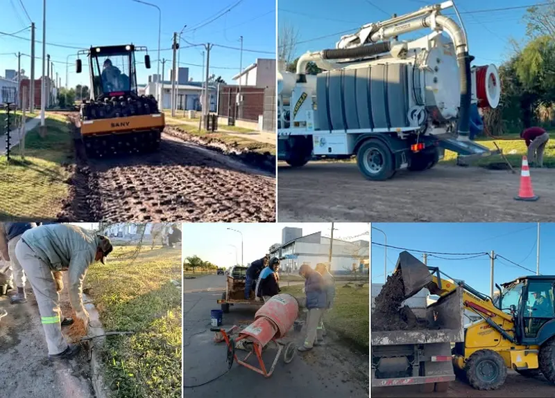 Obras P�blicas: contin�an los trabajos de infraestructura y mantenimiento en distintos sectores de la ciudad