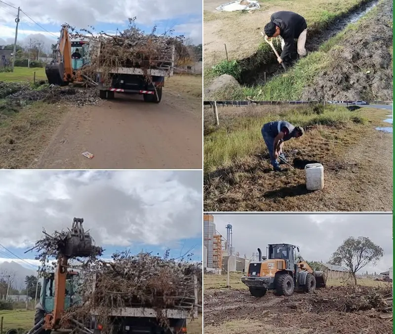 Trabajos de obras p�blicas en la ciudad