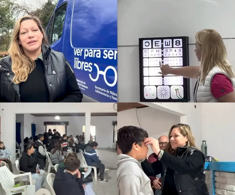 La diputada Mariana Bentos acompa�� y destac� el programa Ver Para Ser Libres