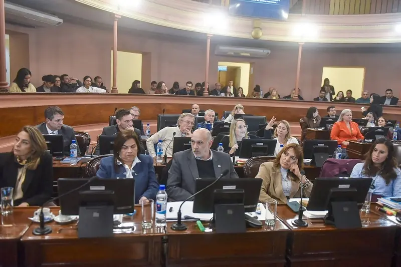 Diputados dio sanci�n al proyecto del gobernador Frigerio. El bloque peronista vot� en contra del ajuste previsional