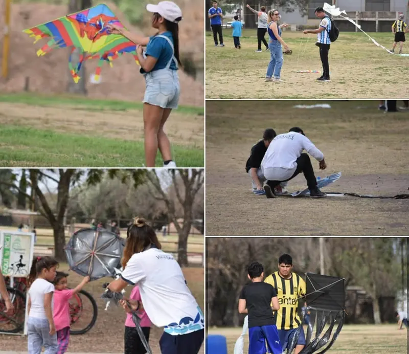 Culminaron las actividades deportivas de vacaciones de invierno con una gran barrileteada
