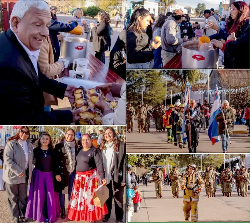 Villa Dom�nguez conmemor� el D�a de la Independencia