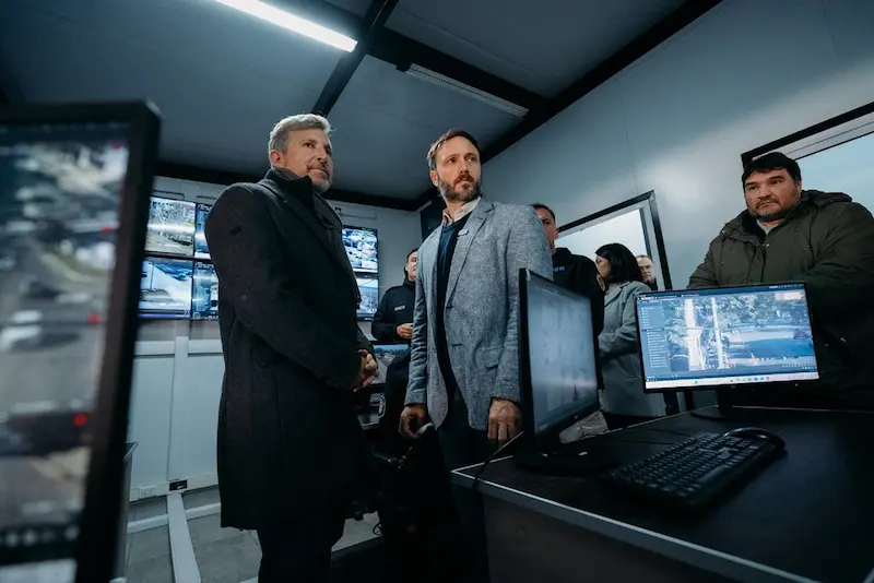 Frigerio inaugur� un moderno centro de monitoreo y nuevas instalaciones para la Polic�a en Concordia