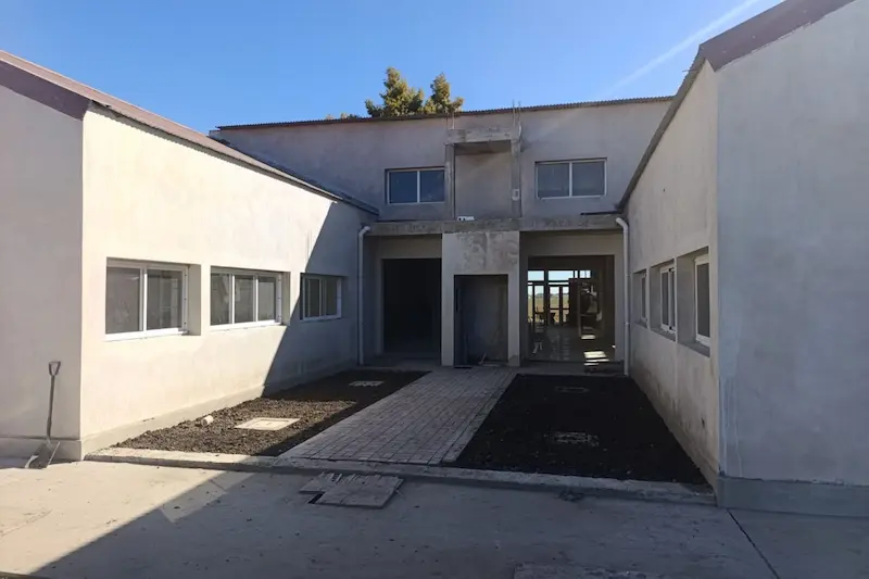 La obra del hospital de General Ramírez supera el 50 por ciento de avance