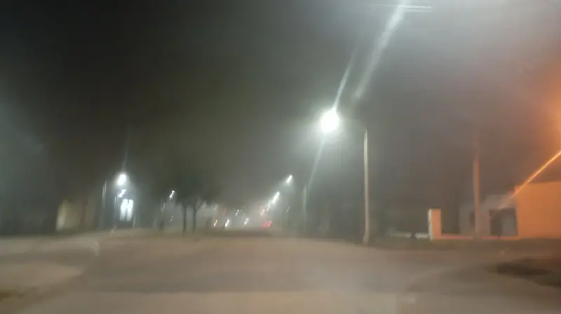 Por densa neblina precauci�n al conducir 