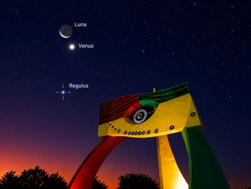 ASTRONOM�A: Imperdible encuentro entre Venus y la Luna