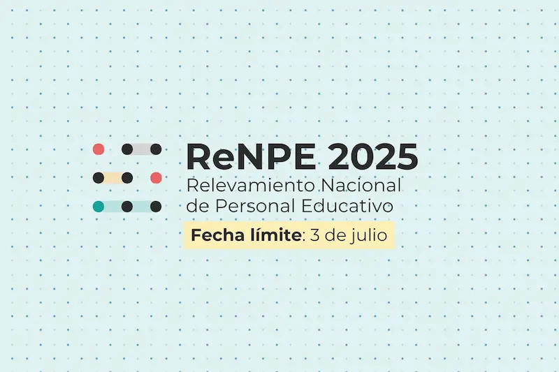 Se extendió hasta el 3 de julio el plazo para completar el Relevamiento Nacional del Personal Educativo