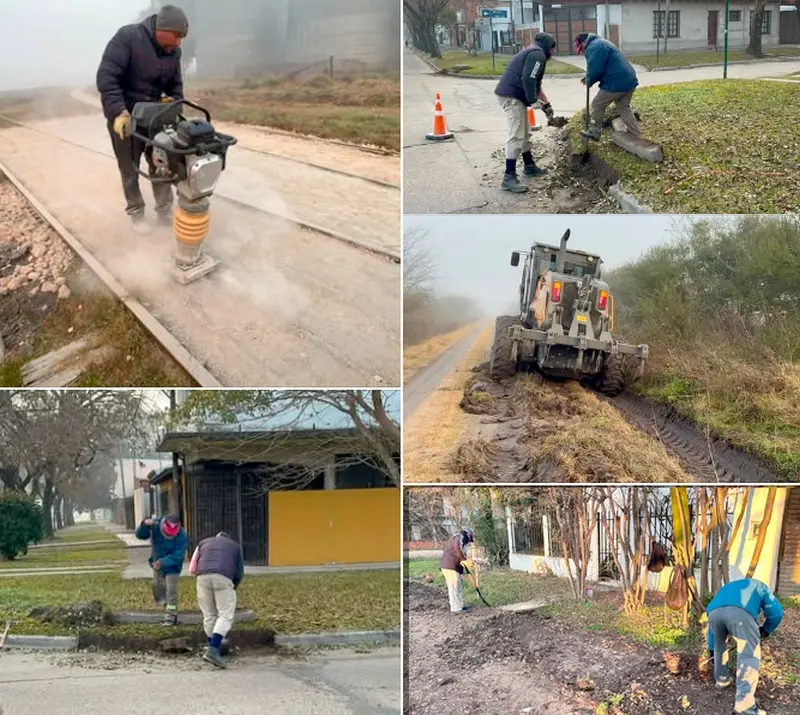 Obras P�blicas municipal: M�s trabajos para mejorar la ciudad