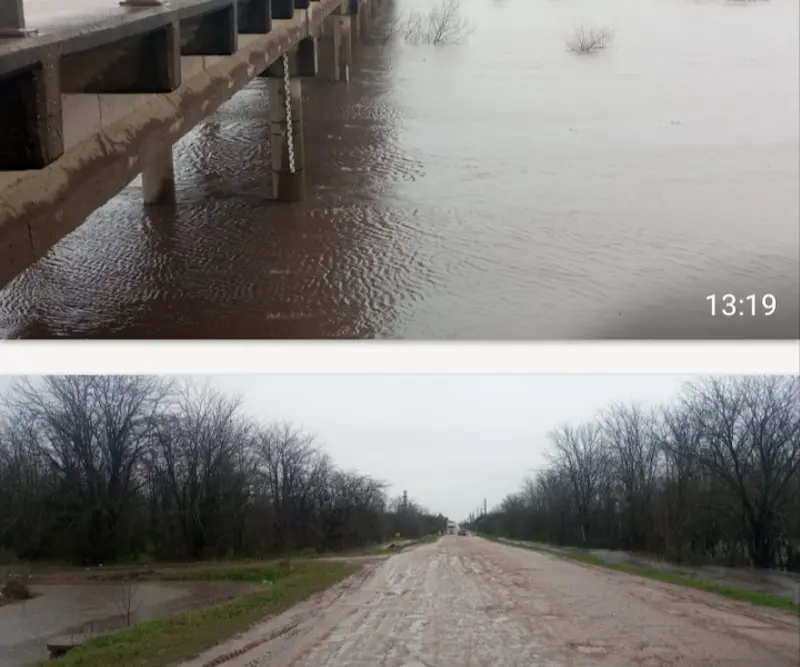 Baja el arroyo Villaguay. El tr�nsito pesado est� habilitado